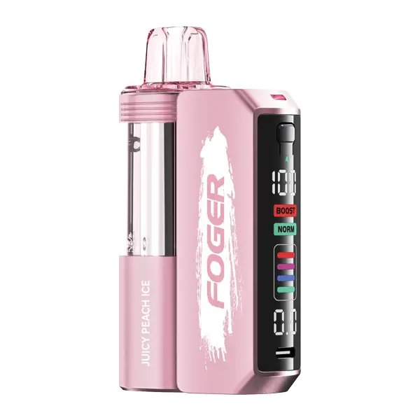 1816cf084f1a29a7d10d9de8d61b5b9b.png Juicy Peach Ice FOGER Switch Pro Kit | Vape Shop Chennai