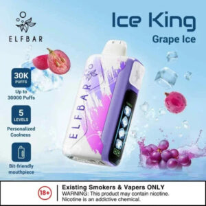 129.jpg Elf Bar Ice King ā Grape Ice ā 30K