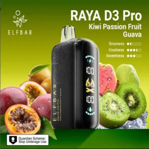 157.jpg Elf Bar Raya D3 Pro ā Kiwi Passion Fruit Guava