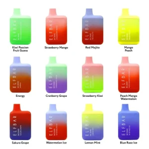 Elfbar 5000 Puffs Vape (All Flavors) Elfbar 5000 Puffs Chennai